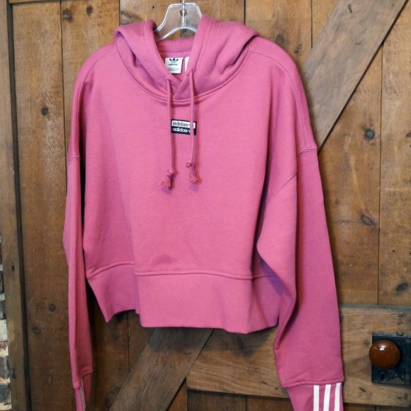 dusty pink adidas sweatshirt
